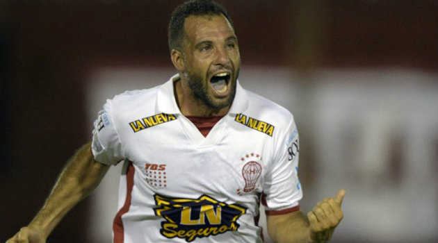 Mariano González, anotador del gol de Huracán ante Caracas. Foto: CORTESÍA