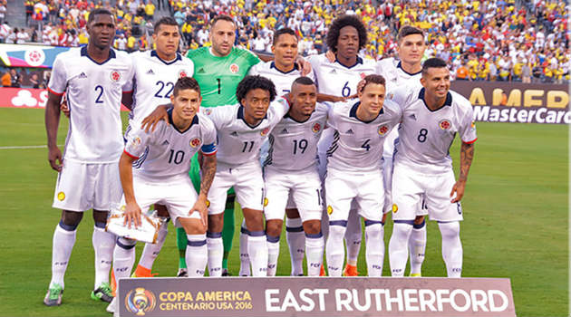 Colombie tendría un equipo similar al que empató con Perú en los cuartos de final. Foto: CORTESÍA