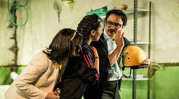 Escena de la obra: Ositos De Goma del grupo teatro R-101 de Bogotá. Foto: Cortesía 