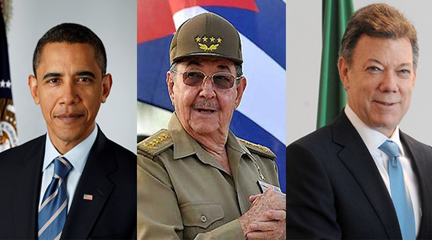 Santos,-Obama-y-Castro