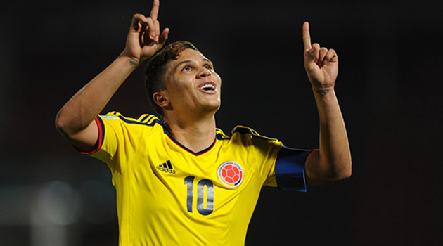 Juan Fernando Quintero logró el empate para el cuadro Tricolor. Foto: ARCHIVO