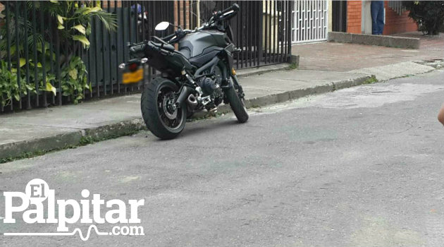 Foto: El Palpitar. Esta sería la moto implicada en el intento de hurto.