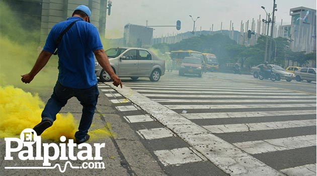 marcha-comerciantes-disturbios