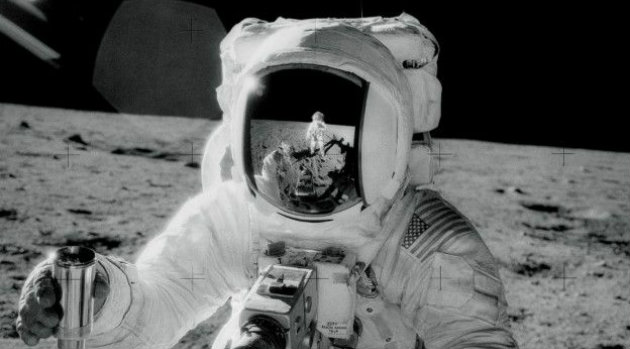El astronauta Alan L. Bean durante la misión Apolo 12. Foto: CORTESÍA