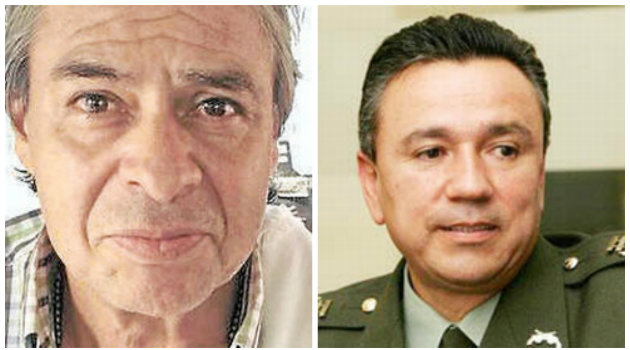 Izq. coronel en retiro, Jorge Eliécer Plazas Acevedo. Der.  coronel en retiro, Mauricio Santoyo. Foto: CORTESÍA