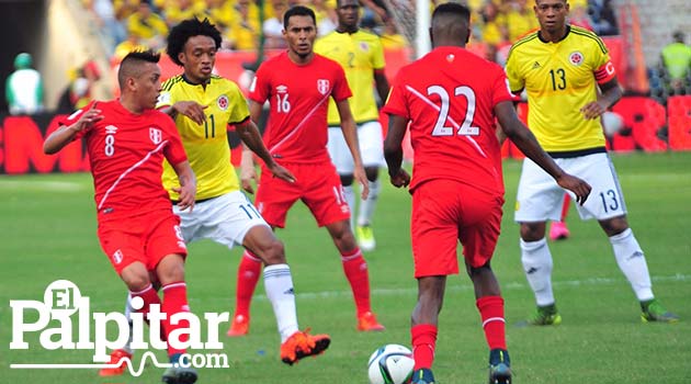 Cuadrado, titular en juego de Colombia ante Perú, primer partido de local de Colombia en estas Eliminatorias. Foto: ARCHIVO