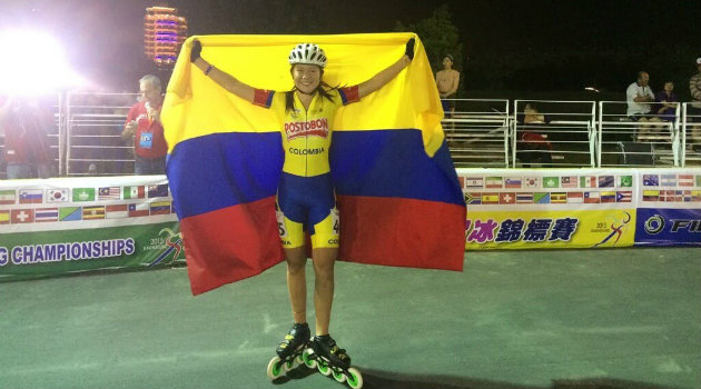 Karen Bermúdez, ganadora del oro en los 20 mil metros. Foto: CORTESÍA 