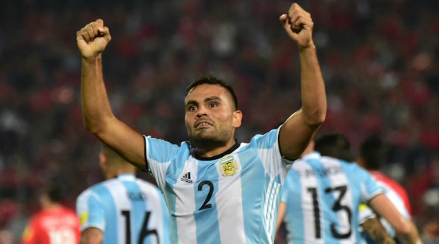 Gabriel Mercado puso el segundo gol que le dio la victoria a la Argentina. Foto: CORTESÍA
