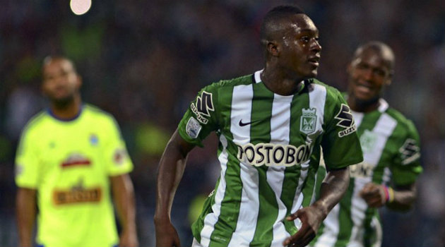 Marlos Moreno le marcó a Sporting Cristal en el juego de la primera ronda disputado en Medellín. Foto: ARCHIVO