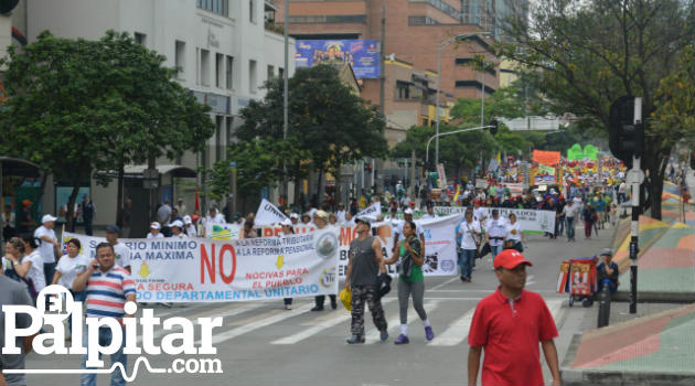 Marcha Dñia del Trabajo 2016. Foto: ARCHIVO