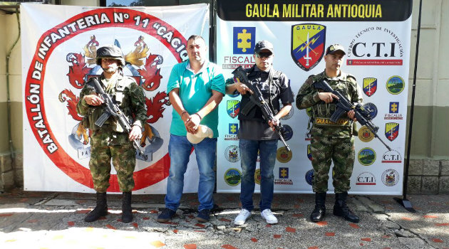 El sujeto fue capturado en un corregimiento. Foto: CORTESÍA.