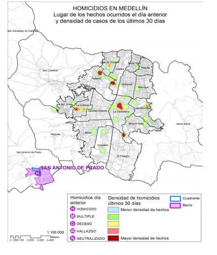 Asesinado en San Antonio de Medellín